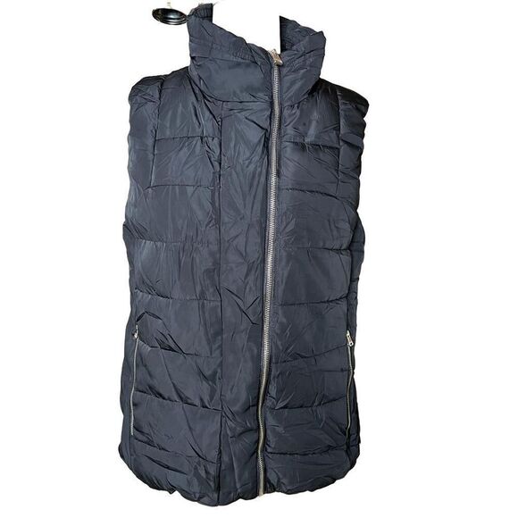 Calvin Klein Black Puffer Vest - Size L - Picture 1 of 3